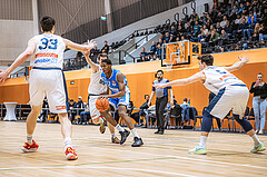 Basketball, Win2Day Superliga 2022/23, Grunddurchgang 19.Runde, Vienna Timberwolves, Oberwart Gunners, Shaquille Walters (13)