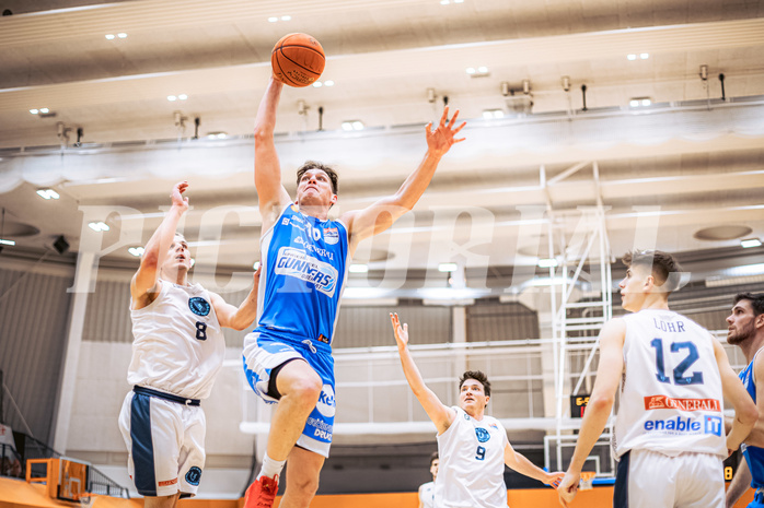 Basketball, Win2Day Superliga 2022/23, Grunddurchgang 19.Runde, Vienna Timberwolves, Oberwart Gunners, Brock Gardner (10)