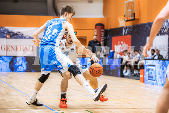 Basketball, Win2Day Superliga 2022/23, Grunddurchgang 19.Runde, Vienna Timberwolves, Oberwart Gunners, Jakob Szkutta (10)