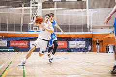 Basketball, Win2Day Superliga 2022/23, Grunddurchgang 19.Runde, Vienna Timberwolves, Oberwart Gunners, Jakob Lohr (12)