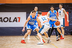 Basketball, Win2Day Superliga 2022/23, Grunddurchgang 19.Runde, Vienna Timberwolves, Oberwart Gunners, Brock Gardner (10), Jakob Lohr (12)