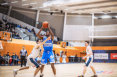 Basketball, Win2Day Superliga 2022/23, Grunddurchgang 19.Runde, Vienna Timberwolves, Oberwart Gunners, Shaquille Walters (13)