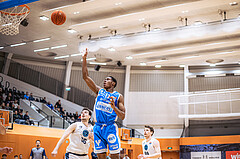 Basketball, Win2Day Superliga 2022/23, Grunddurchgang 19.Runde, Vienna Timberwolves, Oberwart Gunners, Shaquille Walters (13)