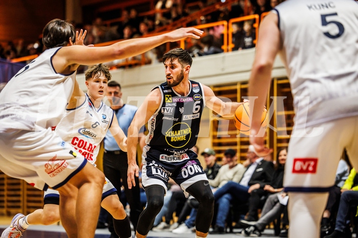 Basketball, win2day Basketball Superliga 2023/224, Grunddurchgang Runde 6, BBC Nord Dragonz, Gmunden Swans, Daniel Friedrich (6)