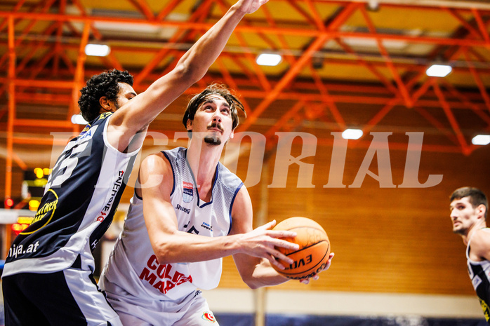 Basketball, win2day Basketball Superliga 2023/224, Grunddurchgang Runde 6, BBC Nord Dragonz, Gmunden Swans, Mario Spaleta (15)