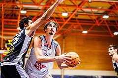 Basketball, win2day Basketball Superliga 2023/224, Grunddurchgang Runde 6, BBC Nord Dragonz, Gmunden Swans, Mario Spaleta (15)