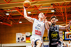 Basketball, win2day Basketball Superliga 2023/224, Grunddurchgang Runde 6, BBC Nord Dragonz, Gmunden Swans, Filip Bjelanovic (22)