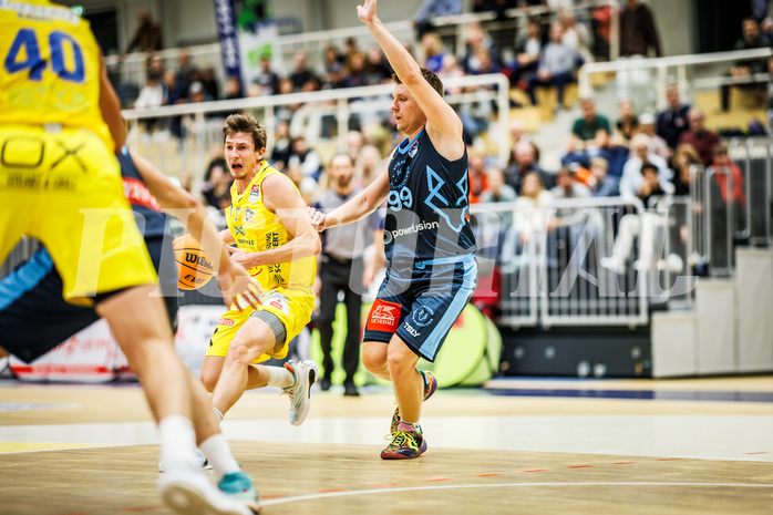 Basketball, Win2Day Superliga 2023/24, Grunddurchgang 6.Runde, SKN St. Pölten, Vienna Timberwolves, Roman Jagsch (9)