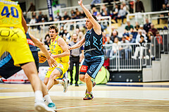 Basketball, Win2Day Superliga 2023/24, Grunddurchgang 6.Runde, SKN St. Pölten, Vienna Timberwolves, Roman Jagsch (9)