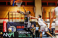 Basketball, win2day Basketball Superliga 2023/224, Grunddurchgang Runde 6, BBC Nord Dragonz, Gmunden Swans, Trey Alex Moses (24)