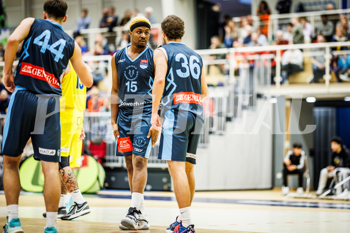 Basketball, Win2Day Superliga 2023/24, Grunddurchgang 6.Runde, SKN St. Pölten, Vienna Timberwolves, William Emiohe (15)