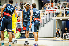 Basketball, Win2Day Superliga 2023/24, Grunddurchgang 6.Runde, SKN St. Pölten, Vienna Timberwolves, William Emiohe (15)