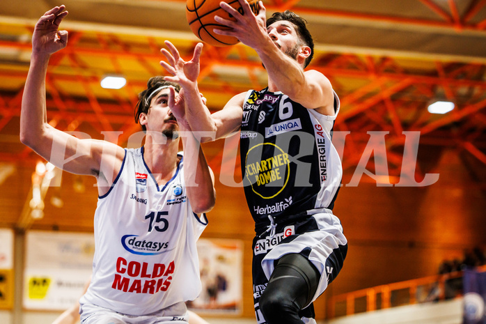 Basketball, win2day Basketball Superliga 2023/224, Grunddurchgang Runde 6, BBC Nord Dragonz, Gmunden Swans, Daniel Friedrich (6)