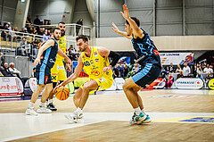 Basketball, Win2Day Superliga 2023/24, Grunddurchgang 6.Runde, SKN St. Pölten, Vienna Timberwolves, Matej Kavas (40)