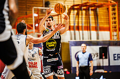 Basketball, win2day Basketball Superliga 2023/224, Grunddurchgang Runde 6, BBC Nord Dragonz, Gmunden Swans, Toni Blazan (10)