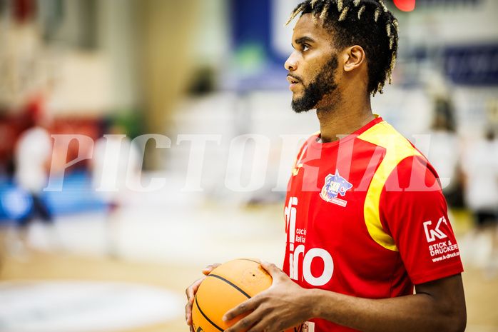 Basketball, Win2Day Superliga 2023/24, Grunddurchgang 6.Runde, SKN St. Pölten, Vienna Timberwolves, Michael Anthony Randolph Jr. (5)