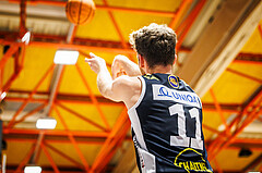 Basketball, win2day Basketball Superliga 2023/224, Grunddurchgang Runde 6, BBC Nord Dragonz, Gmunden Swans, Lukas Schartmüller (11)