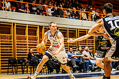 Basketball, win2day Basketball Superliga 2023/224, Grunddurchgang Runde 6, BBC Nord Dragonz, Gmunden Swans, Filip Bjelanovic (22)