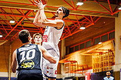 Basketball, win2day Basketball Superliga 2023/224, Grunddurchgang Runde 6, BBC Nord Dragonz, Gmunden Swans, Mario Spaleta (15)
