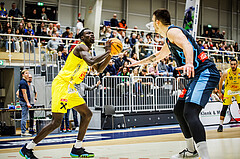 Basketball, Win2Day Superliga 2023/24, Grunddurchgang 6.Runde, SKN St. Pölten, Vienna Timberwolves, Ajiroghene Ogemuno-Johnson (10)