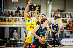 Basketball, Win2Day Superliga 2023/24, Grunddurchgang 6.Runde, SKN St. Pölten, Vienna Timberwolves, Philipp D'Angelo (9)