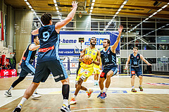 Basketball, Win2Day Superliga 2023/24, Grunddurchgang 6.Runde, SKN St. Pölten, Vienna Timberwolves, Michael Anthony Randolph Jr. (5)
