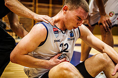 Basketball, win2day Basketball Superliga 2023/224, Grunddurchgang Runde 6, BBC Nord Dragonz, Gmunden Swans, Filip Bjelanovic (22)