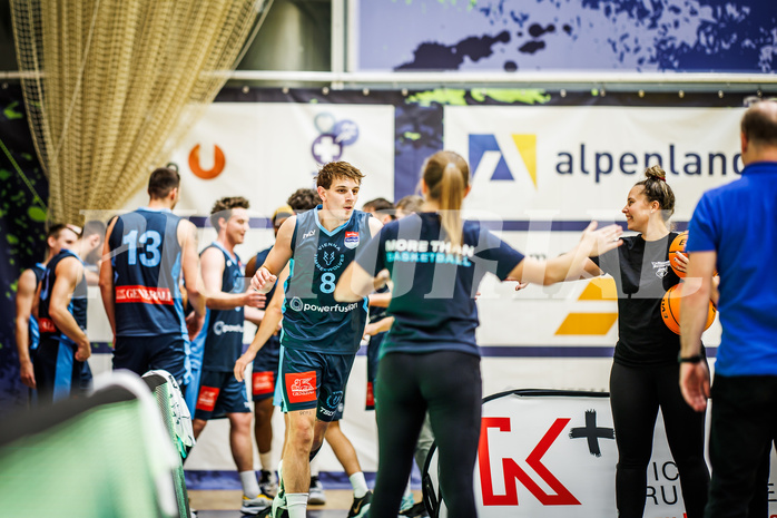 Basketball, Win2Day Superliga 2023/24, Grunddurchgang 6.Runde, SKN St. Pölten, Vienna Timberwolves, Elias Wlasak (8)