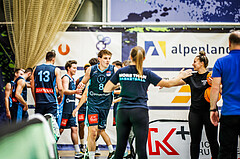 Basketball, Win2Day Superliga 2023/24, Grunddurchgang 6.Runde, SKN St. Pölten, Vienna Timberwolves, Elias Wlasak (8)