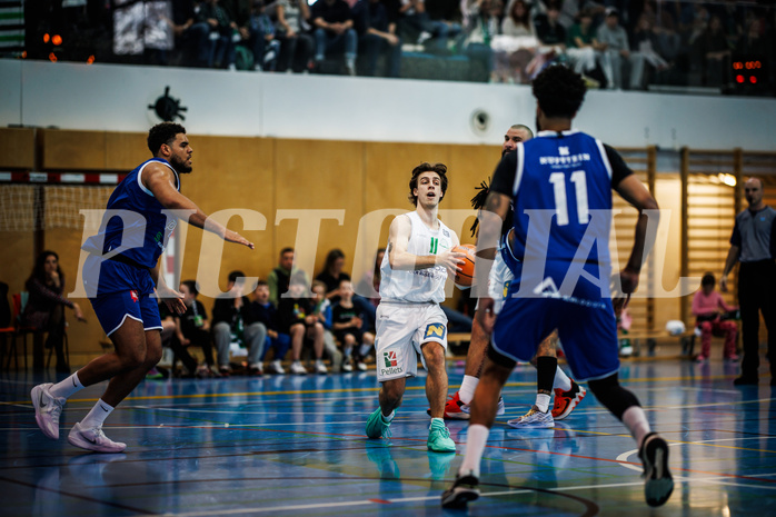 Basketball, Basketball Zweite Liga 2024/25, Viertelfinale Spiel 2, UDW Alligators, Kufstein Towers, Simon Marek (11)