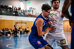 Basketball, Basketball Zweite Liga 2024/25, Viertelfinale Spiel 2, UDW Alligators, Kufstein Towers, Aleksander Mlodianovski (1), Daniel Schuch (10)
