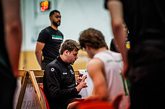 Basketball, Basketball Zweite Liga 2024/25, Viertelfinale Spiel 2, UDW Alligators, Kufstein Towers, Mark Laurencik (Head Coach)