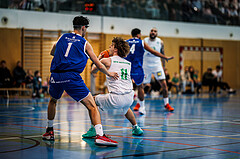 Basketball, Basketball Zweite Liga 2024/25, Viertelfinale Spiel 2, UDW Alligators, Kufstein Towers, Aleksander Mlodianovski (1), Simon Marek (11)