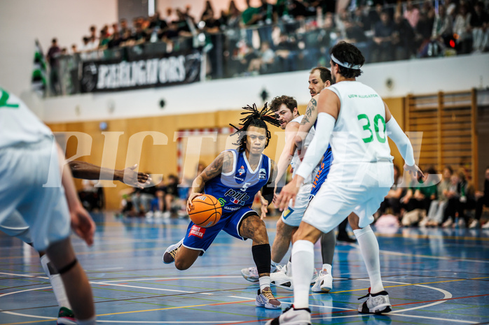 Basketball, Basketball Zweite Liga 2024/25, Viertelfinale Spiel 2, UDW Alligators, Kufstein Towers, Aytor Johnson Alberto (5)