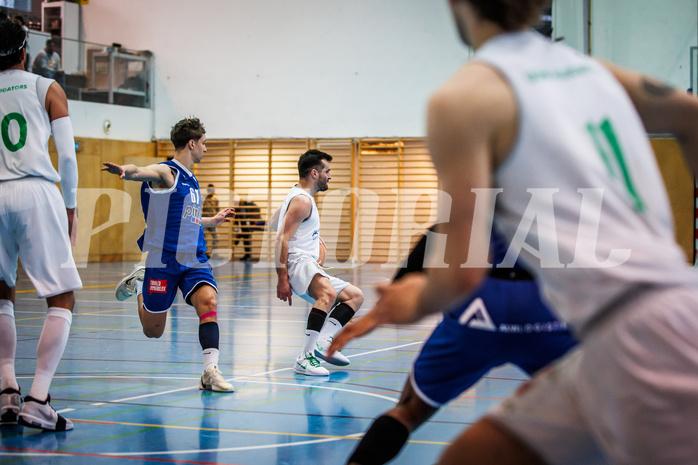 Basketball, Basketball Zweite Liga 2024/25, Viertelfinale Spiel 2, UDW Alligators, Kufstein Towers, Petar Cosic (3)