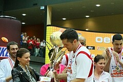 Basketball ABL 2012/13 Snickers-Playoff  Finale 5. Spiel BC Zepter Vienna vs. Redwell Gunners Oberwart, Stjepan Stazic (14)











 































