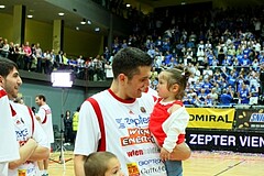 Basketball ABL 2012/13 Snickers-Playoff  Finale 5. Spiel BC Zepter Vienna vs. Redwell Gunners Oberwart, Stjepan Stazic (14)











 































