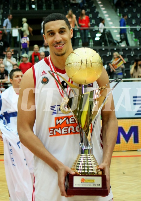 Basketball ABL 2012/13 Snickers-Playoff  Finale 5. Spiel BC Zepter Vienna vs. Redwell Gunners Oberwart, Ryan Richards (8)











 































