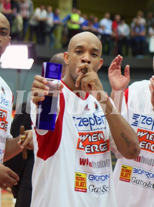 Basketball ABL 2012/13 Snickers-Playoff  Finale 5. Spiel BC Zepter Vienna vs. Redwell Gunners Oberwart,  Shawn Ray (6)











 































