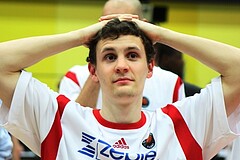 Basketball ABL 2012/13 Snickers-Playoff  Finale 5. Spiel BC Zepter Vienna vs. Redwell Gunners Oberwart,  Benedikt Danek (9)











 































