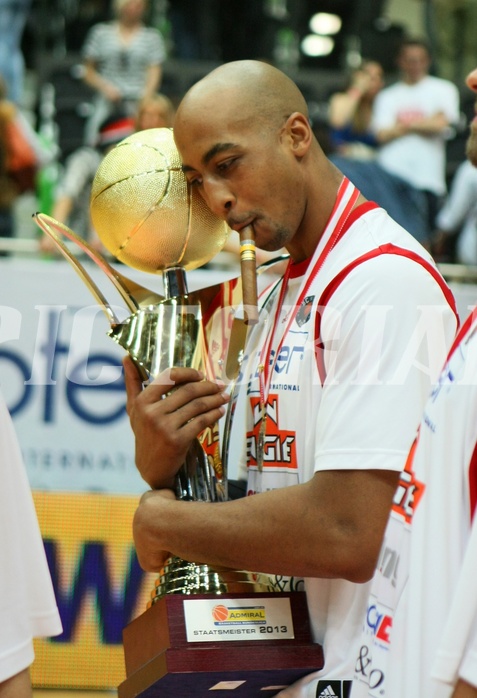 Basketball ABL 2012/13 Snickers-Playoff  Finale 5. Spiel BC Zepter Vienna vs. Redwell Gunners Oberwart, Maurice Pearson (10)











 































