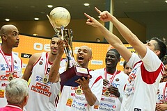 Basketball ABL 2012/13 Snickers-Playoff  Finale 5. Spiel BC Zepter Vienna vs. Redwell Gunners Oberwart, Shawn Ray (6), Jean Francois (5)











 































