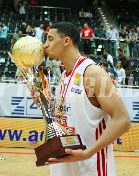 Basketball ABL 2012/13 Snickers-Playoff  Finale 5. Spiel BC Zepter Vienna vs. Redwell Gunners Oberwart, Ryan Richards (8)











 































