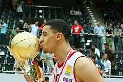 Basketball ABL 2012/13 Snickers-Playoff  Finale 5. Spiel BC Zepter Vienna vs. Redwell Gunners Oberwart, Ryan Richards (8)











 































