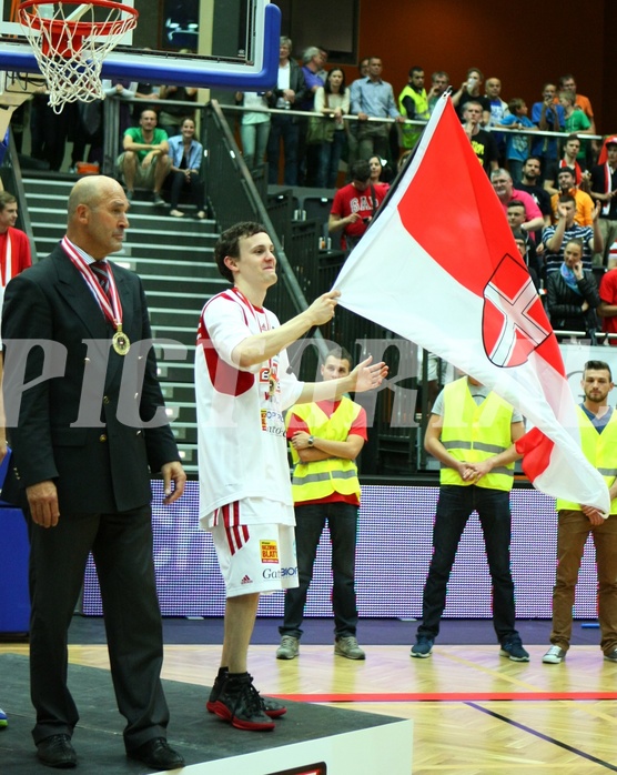 Basketball ABL 2012/13 Snickers-Playoff  Finale 5. Spiel BC Zepter Vienna vs. Redwell Gunners Oberwart, Benedikt Danek (9)











 































