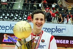 Basketball ABL 2012/13 Snickers-Playoff  Finale 5. Spiel BC Zepter Vienna vs. Redwell Gunners Oberwart, Benedikt Danek (9)











 































