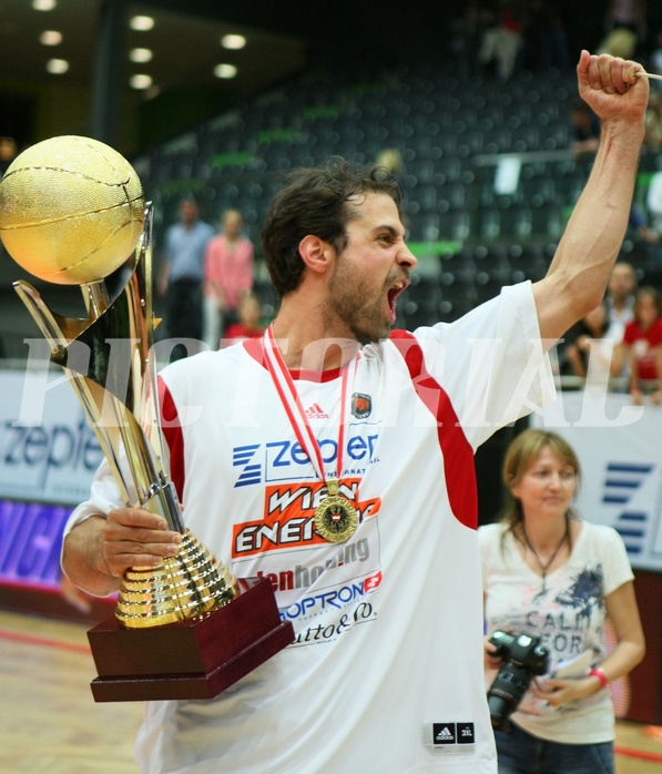 Basketball ABL 2012/13 Snickers-Playoff  Finale 5. Spiel BC Zepter Vienna vs. Redwell Gunners Oberwart, Tomislav Gaspar (15)











 































