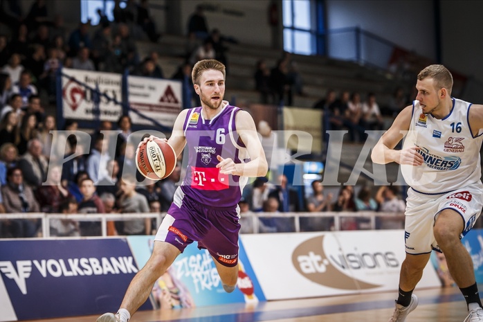 Basketball, ABL 2018/19, Grunddurchgang 33.Runde, Oberwart Gunners, Vienna DC Timberwolves, Nemanja Nikolic (6)