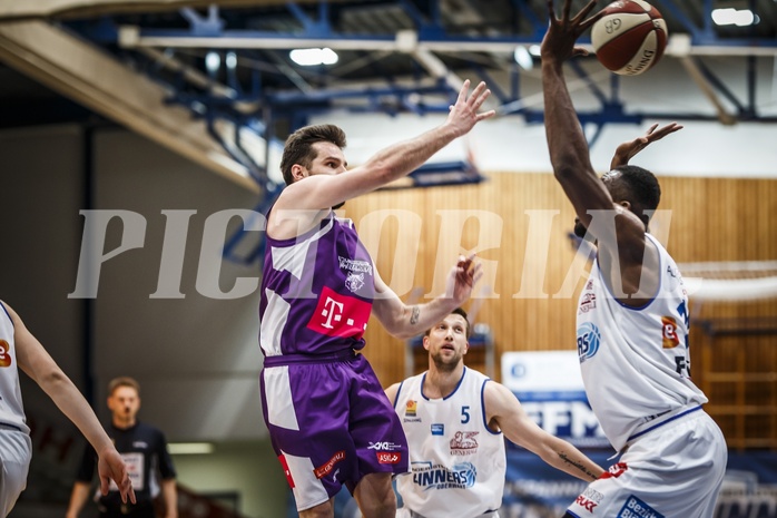 Basketball, ABL 2018/19, Grunddurchgang 33.Runde, Oberwart Gunners, Vienna DC Timberwolves, Petar Cosic (3)