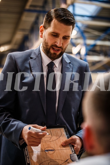 Basketball, ABL 2018/19, Grunddurchgang 33.Runde, Oberwart Gunners, Timberwolves, Horst Leitner (Coach)